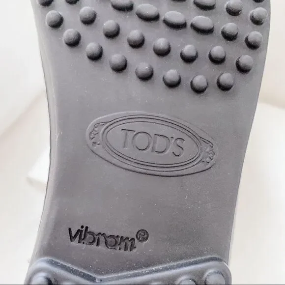 New without Box” Tod’s woman suede loafer in dark brown size 37.5 - Picture 7 of 8